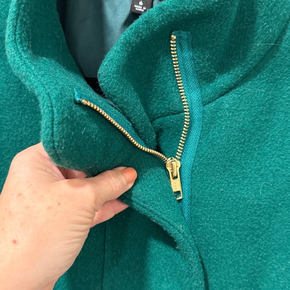 J.CREW Emerald wool Coat - Picture 3 of 7